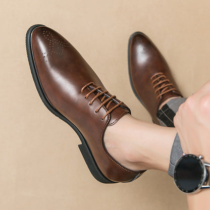 Herren Schnürschuhe Leder Elegant