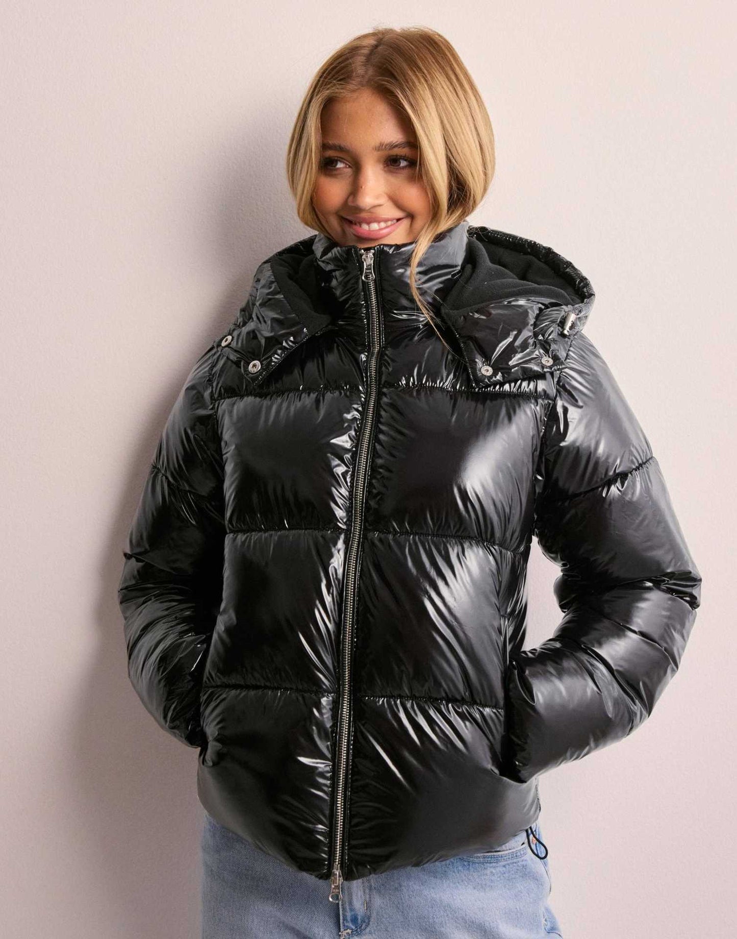 Damen Winterjacke Warm Isoliert Mit Kapuze