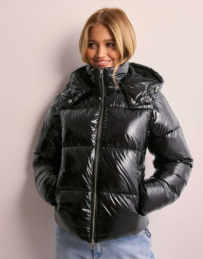 Damen Winterjacke Warm Isoliert Mit Kapuze