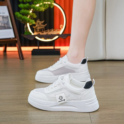 Damen Sneaker Atmungsaktives Mesh Rutschfeste Laufsohle