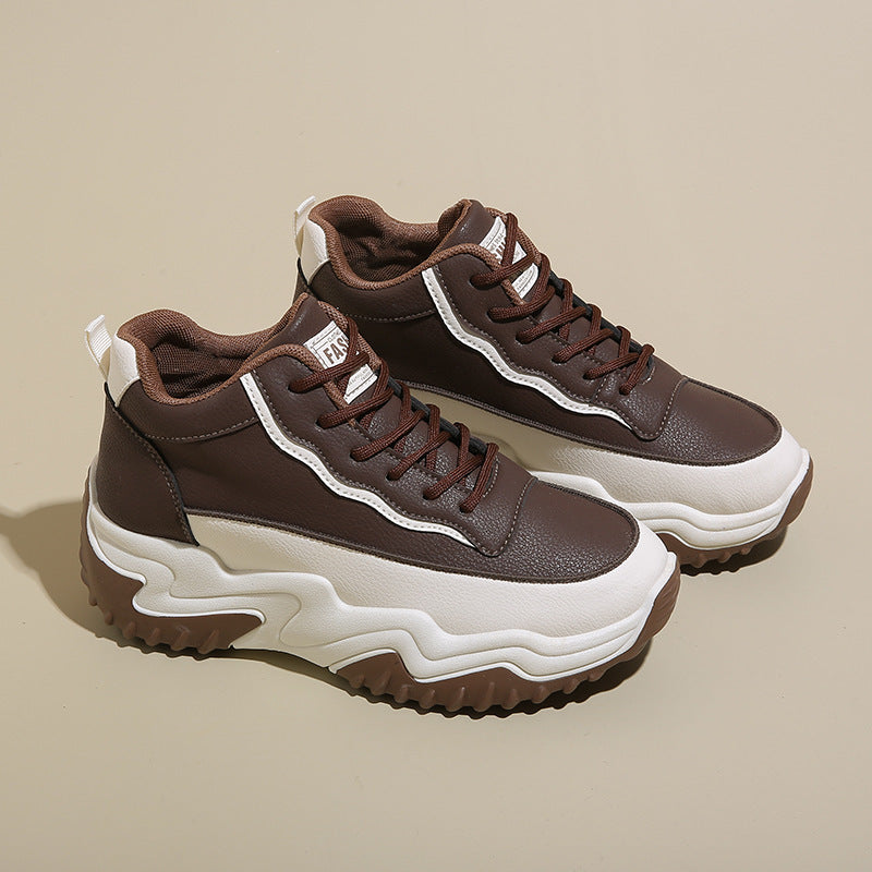 Damen High- Sneaker Sportlich Rutschfest