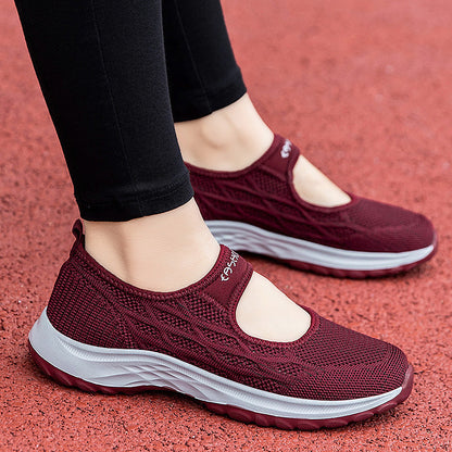 Damen Sportpumps Leicht Elastisch Bequem