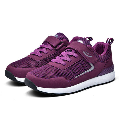 Damen Sneaker Atmungsaktives Mesh Klettverschluss