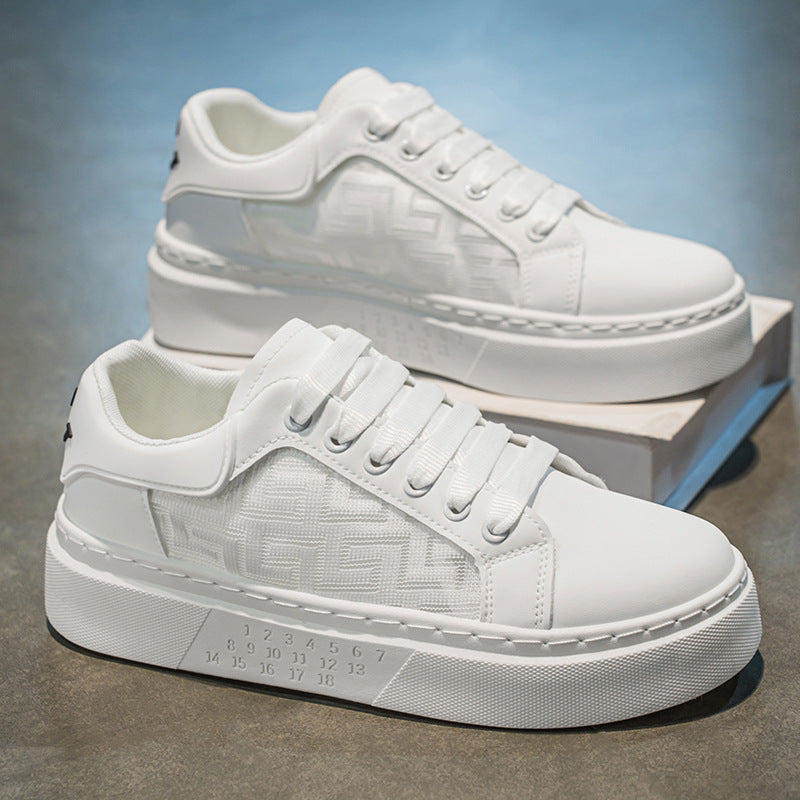 Damen Plateau Sneaker Atmungsaktiv Höher Modisch