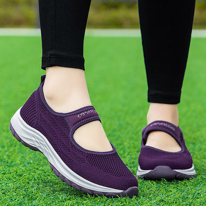 Damen Sportpumps Leicht Elastisch Bequem