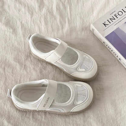 Damen Sandalen Sportlich Atmungsaktives Material Klettverschluss - Norvielle