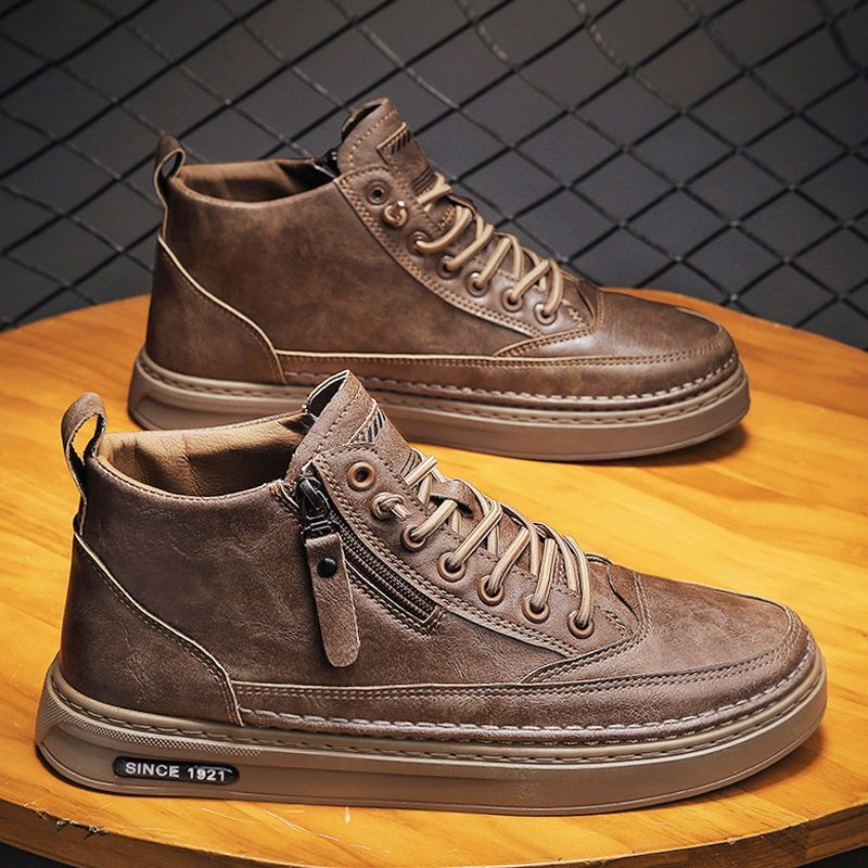 Damen Sneaker Hoch Sportlich Mit Reißverschluss