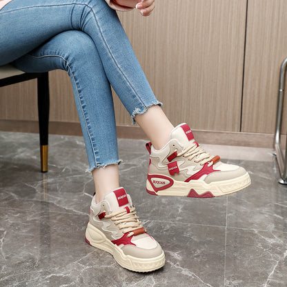 Damen High- Sneaker Bequem Sportlich