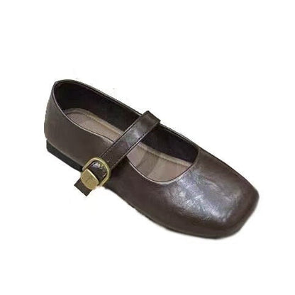Damen Mary Jane Schuhe Elegante Schnalle