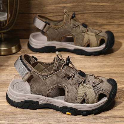 Damen Trekking-Sandalen Atmungsaktives Obermaterial Rutschfeste Sohle