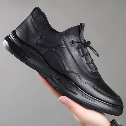 Damen Schnürschuhe Atmungsaktives Obermaterial Bequem Schwarz - Norvielle