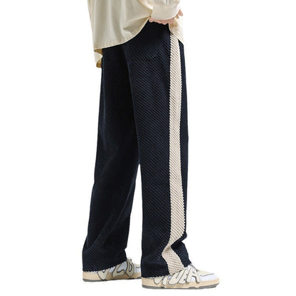 Herrenhose Relaxed Fit Streifen Bequem