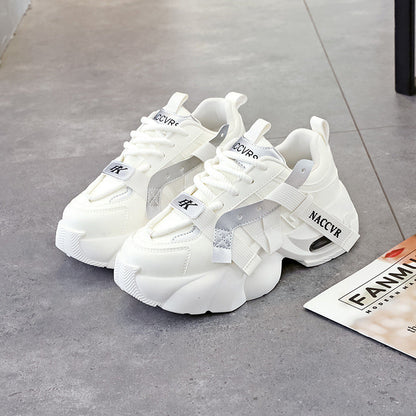 Damen Sneaker Chunky Gepolstert Bequem Sportlich