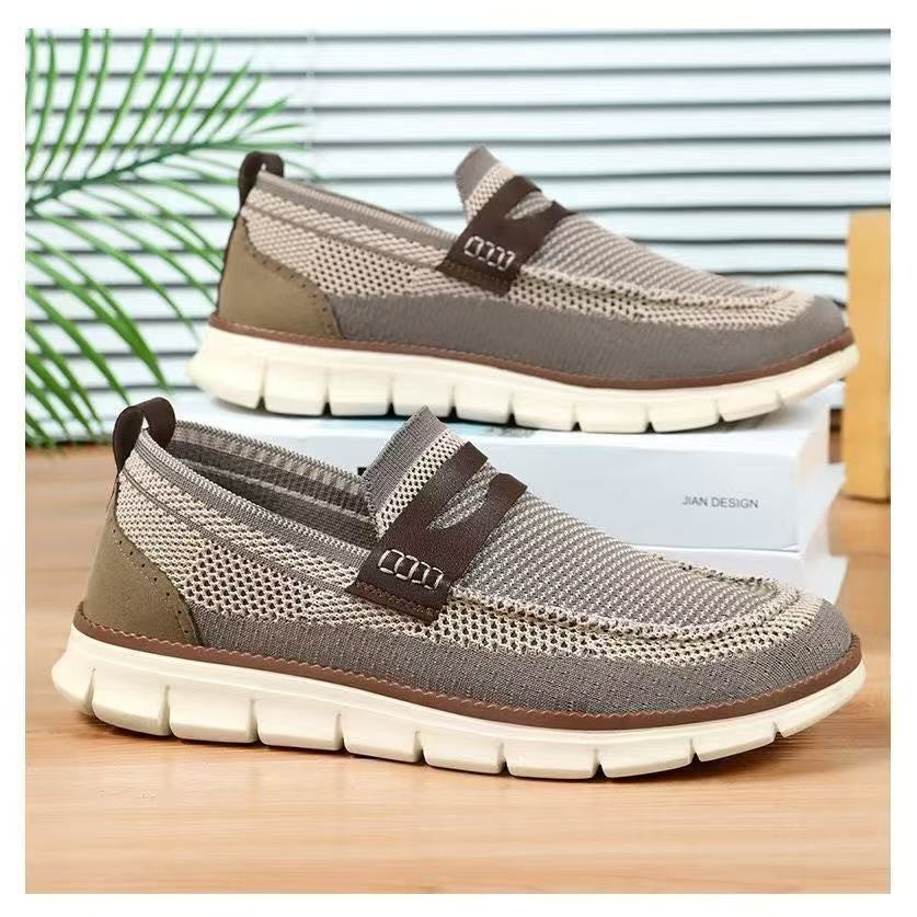 Damen Slip-On Sneaker Atmungsaktiv Sportlich Bequem