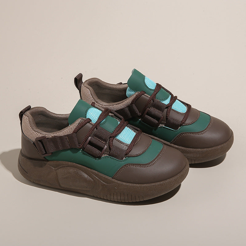 Damen Sneaker Elastisch Dicksohlige Sportschuhe
