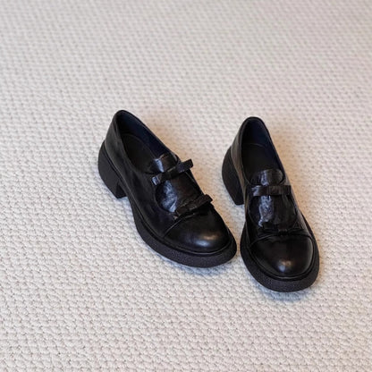 Damen Ballerinas Komfortabel Riemen Elegant Schwarz - Norvielle