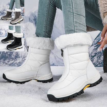 Damen Winterstiefel Warm Isoliert Rutschfest Wasserfest - Norvielle