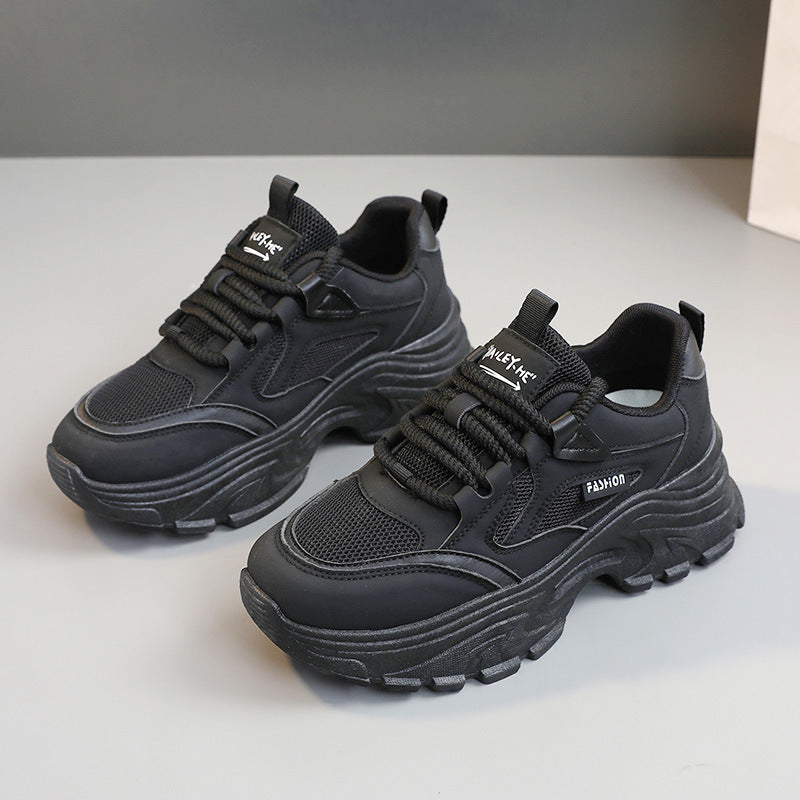 Damen Laufschuhe Chunky Atmungsaktives Mesh Sportlich
