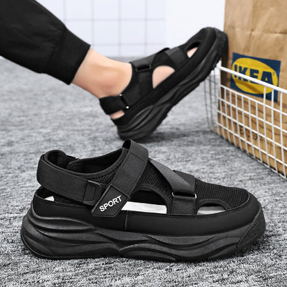 Damen Sport Sandalen Atmungsaktives Leder Robust