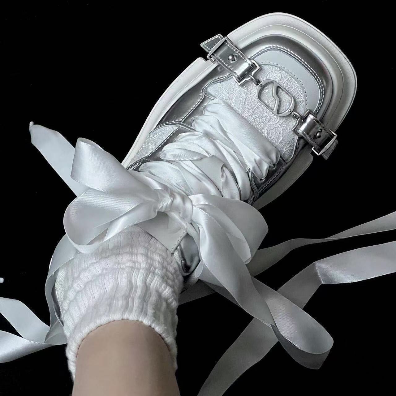 Damen Sneaker Schnallenverschluss Sportlich