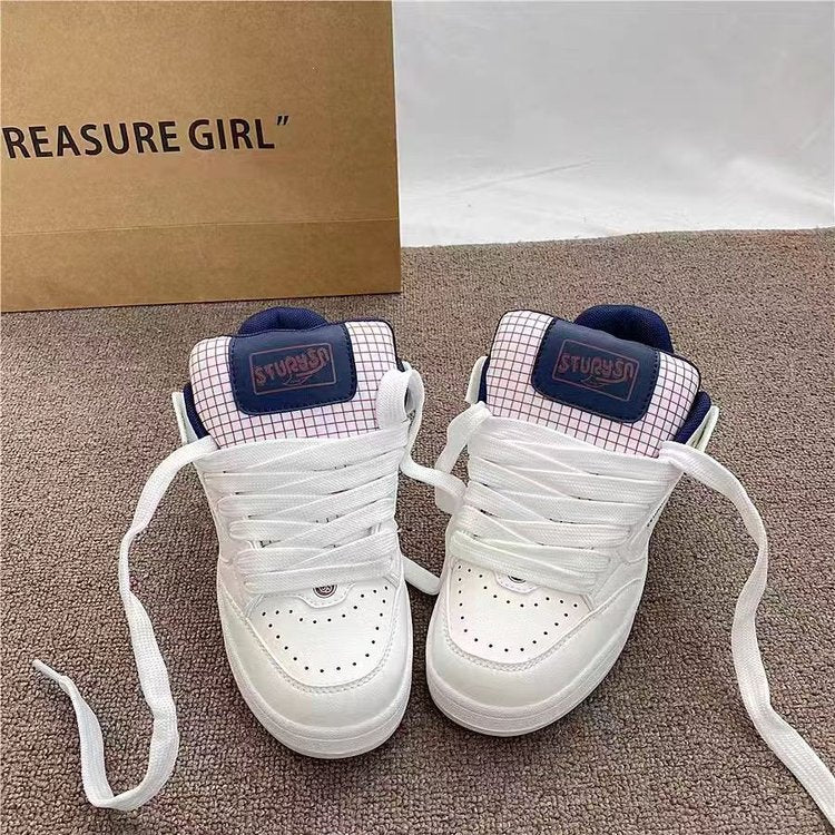 Damen Sneaker Atmungsaktives Obermaterial Schnürsystem
