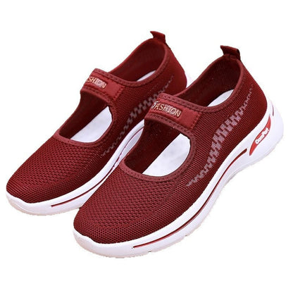 Damen Slip-On Sneaker Elastisch Bequem Weite Passform