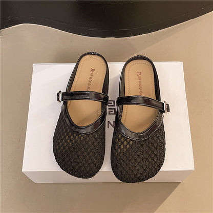 Damen Ballerinas Bequem Elegant Leder