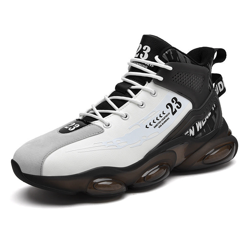 Damen Laufschuhe Sport Sneaker Dämpfung Weiss/