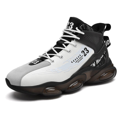 Damen Laufschuhe Sport Sneaker Dämpfung Weiss/