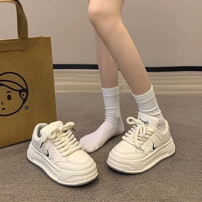 Damen Plattform Sneaker Hoch Modisch