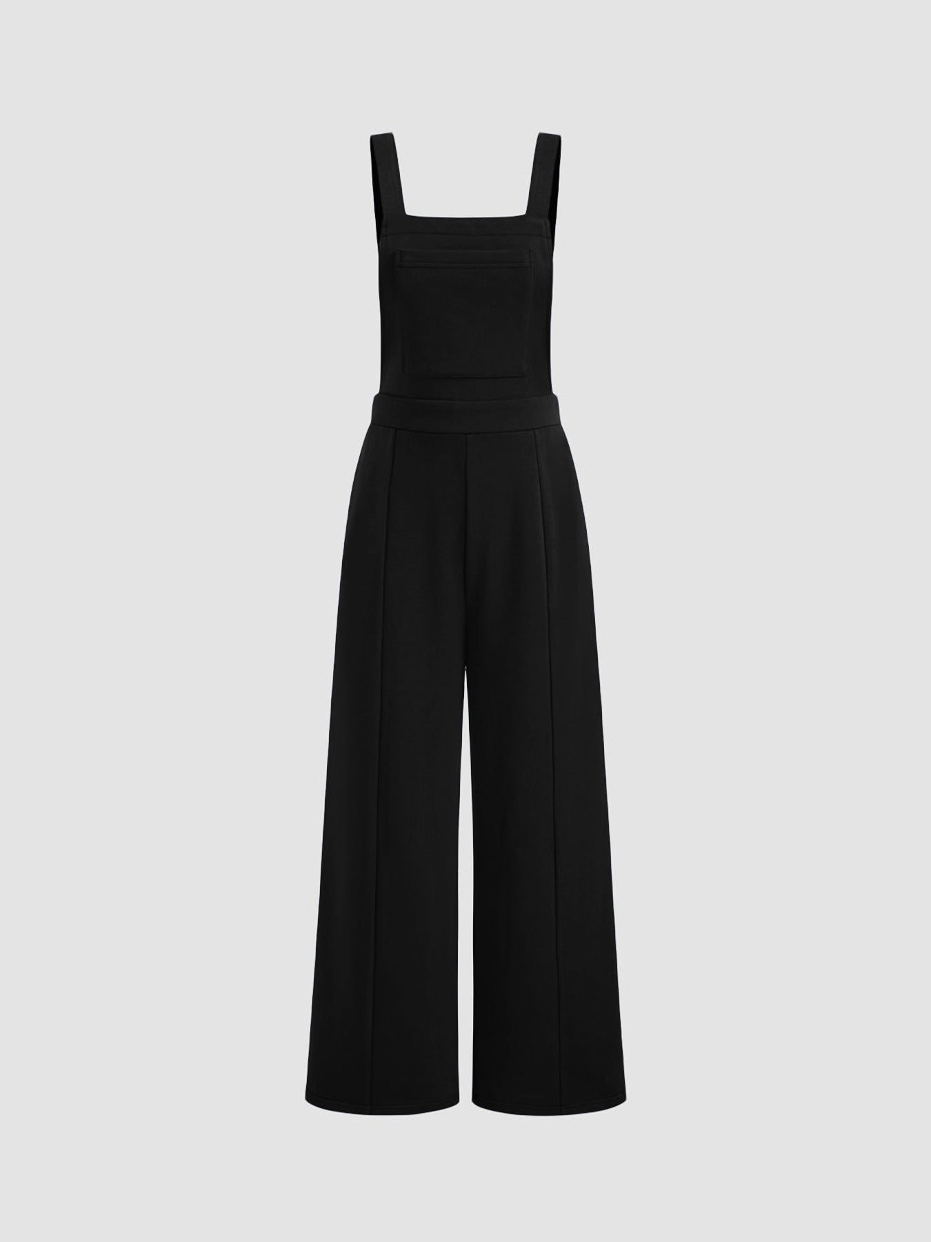 Damen Weitbein-Overall mit Taschen Modern