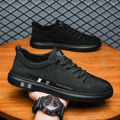 Herren Sneaker Elegante Schwarz - Norvielle