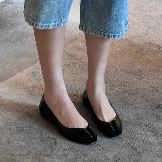 Damen Ballerinas Elegante Lack