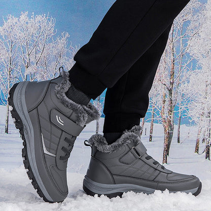 Damen Winterstiefel Isoliert Warm Klett Schnee