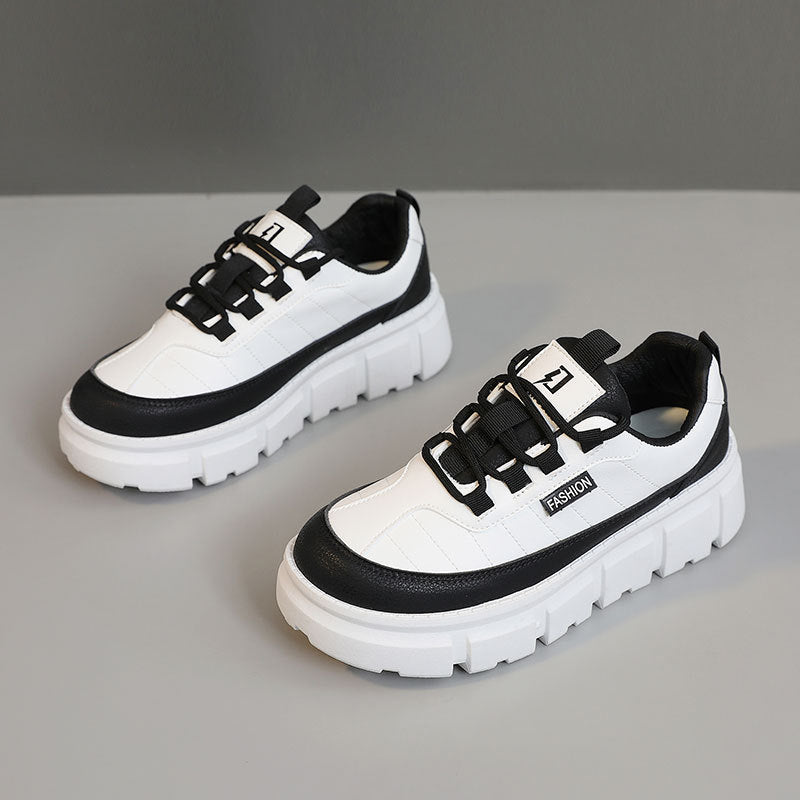 Damen Chunky Sneaker Bequem atmungsaktives Material