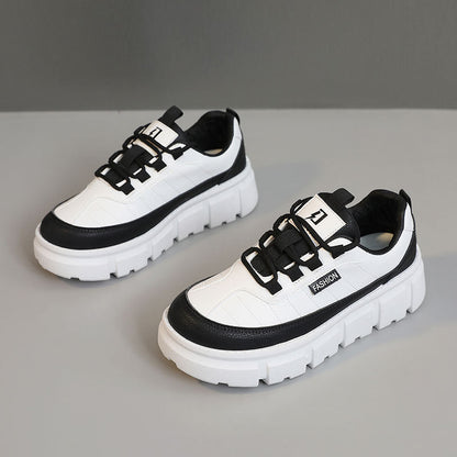 Damen Chunky Sneaker Bequem atmungsaktives Material