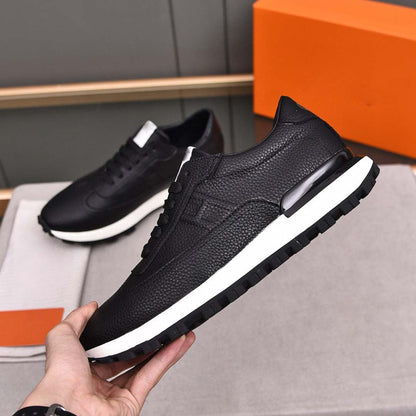 Damen Laufschuhe Leder Bequem Sportlich