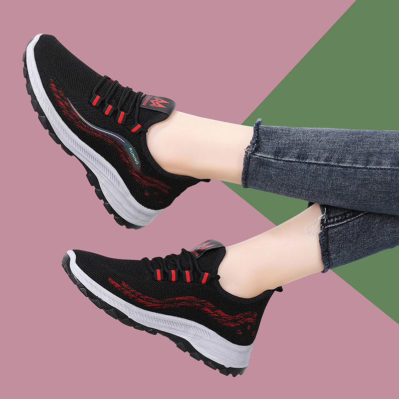 Damen Laufschuhe Atmungsaktiv Rutschfest Sport