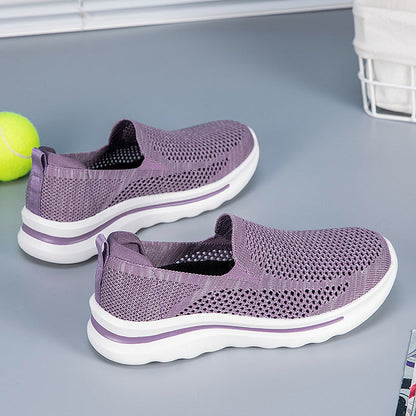 Damen Sneaker Slip-On Atmungsaktives Mesh