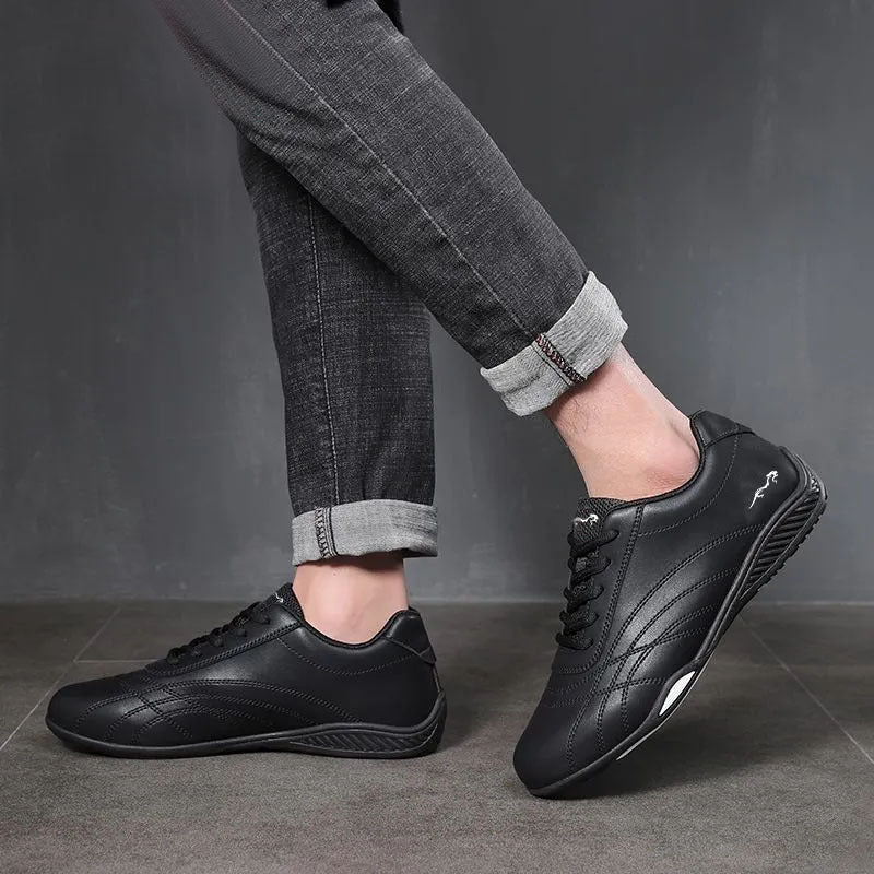 Herren Laufschuhe Leder Komfortabel