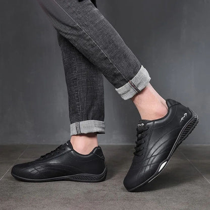 Herren Laufschuhe Leder Komfortabel