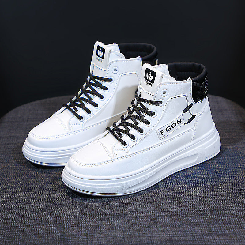 Damen High- Sneaker Atmungsaktives Mesh Schnürsystem