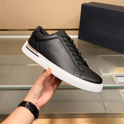 Damen Sneaker Leder Sportlich Elegant