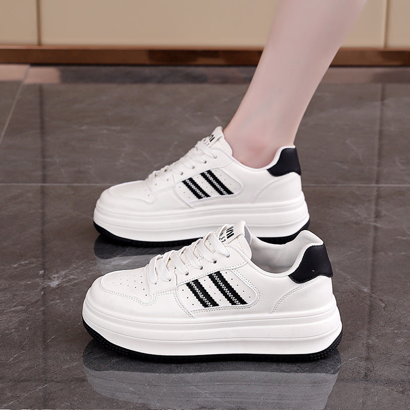 Damen Plattform Sneaker Moderner Stil