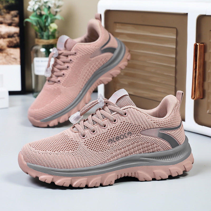 Damen Laufschuhe Schnellschnürsystem Flexibel