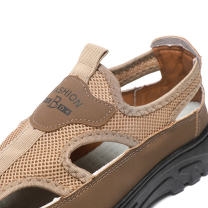 Damen Sandalen Mesh Bequem Rutschfest