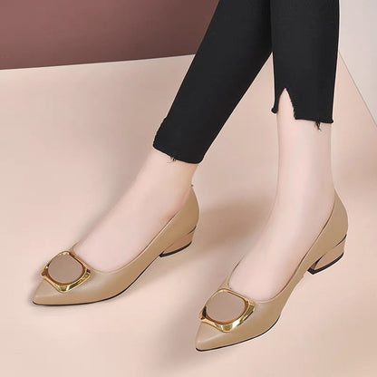 Damen Hochhackige Pumps Glänzend Metallic Schmuckdetails Schwarz - Norvielle