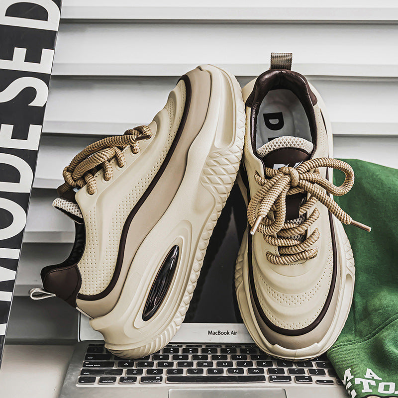 Damen Sneaker Chunky bequem Luftpolster Sohle Weite Passform
