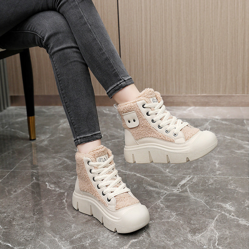 Damen High- Sneaker Weich Modisch