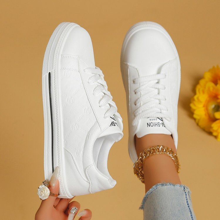 Damen Klassische Sneaker Schick Schwarz - Norvielle